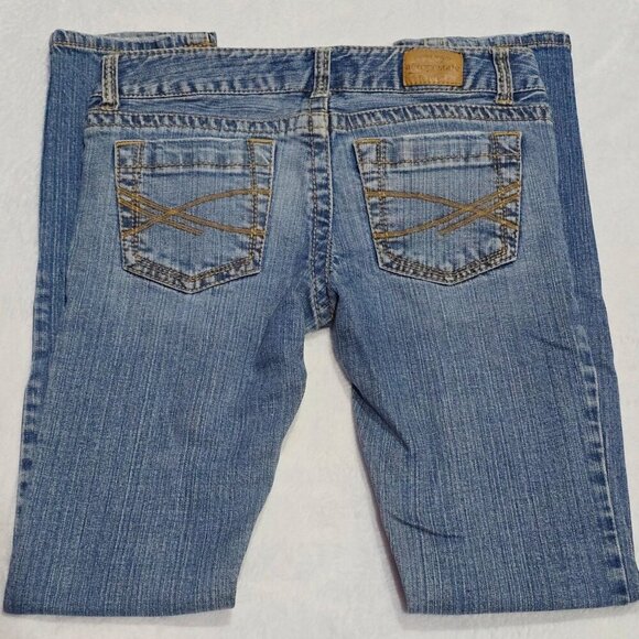 Aeropostale ✦ Bayla Skinny Jeans ✦ Medium Wash Stretch Denim Y2k Vibes Size 1–2 - Picture 6 of 11